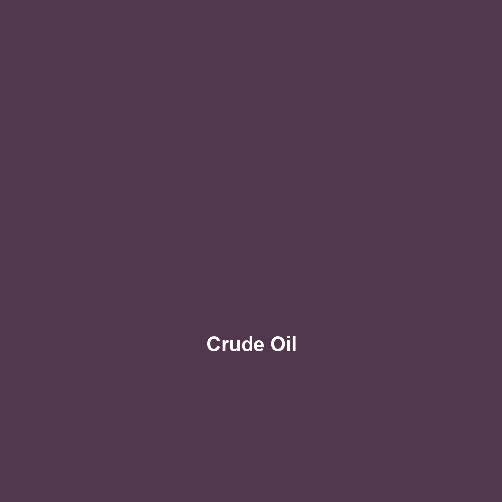 Crude Oil